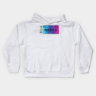 MONSTA X Concert Ticket Kids Hoodie